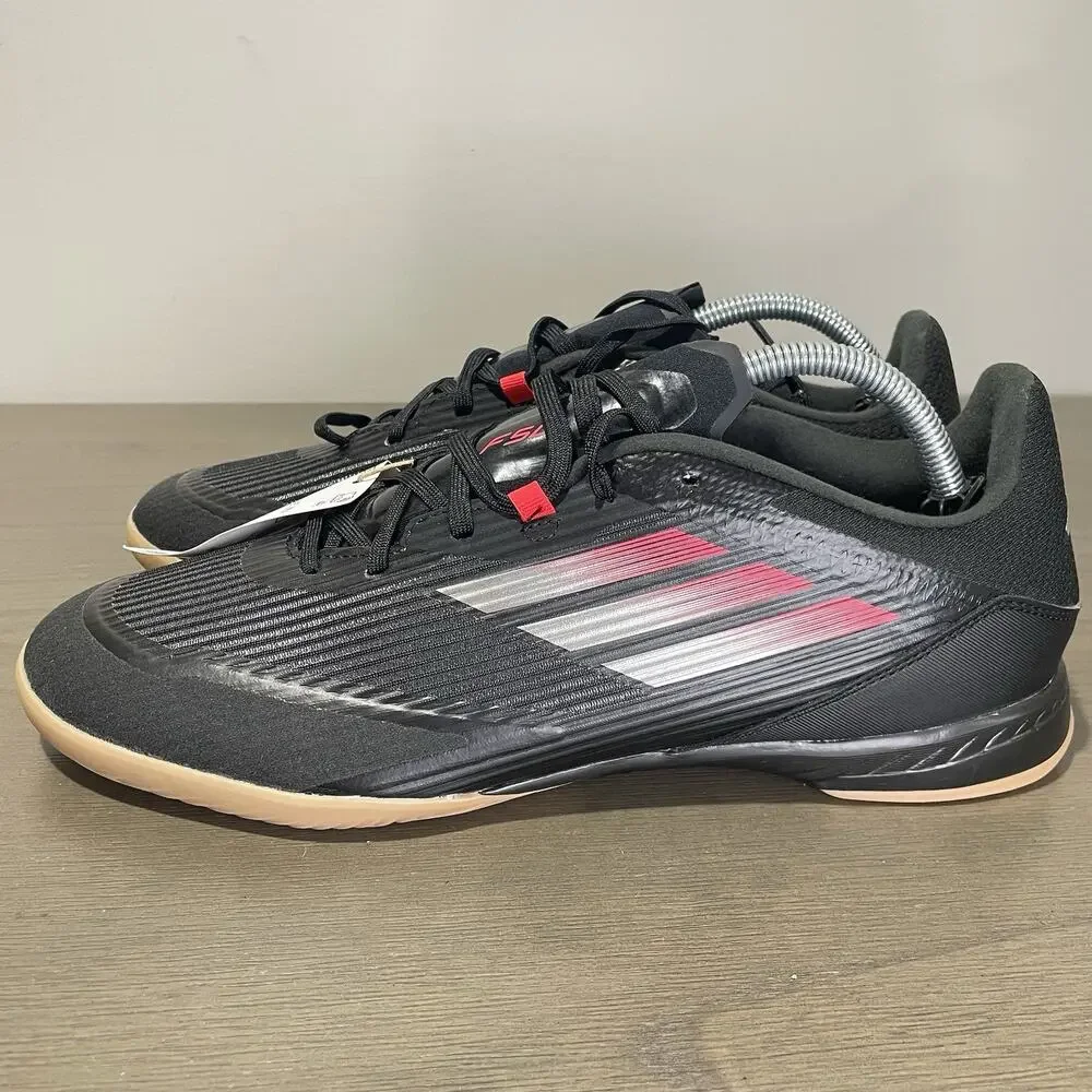 Adidas Mens Size 11 Shoes NEW F50 League Indoor Soccer IN Black Red IE1227